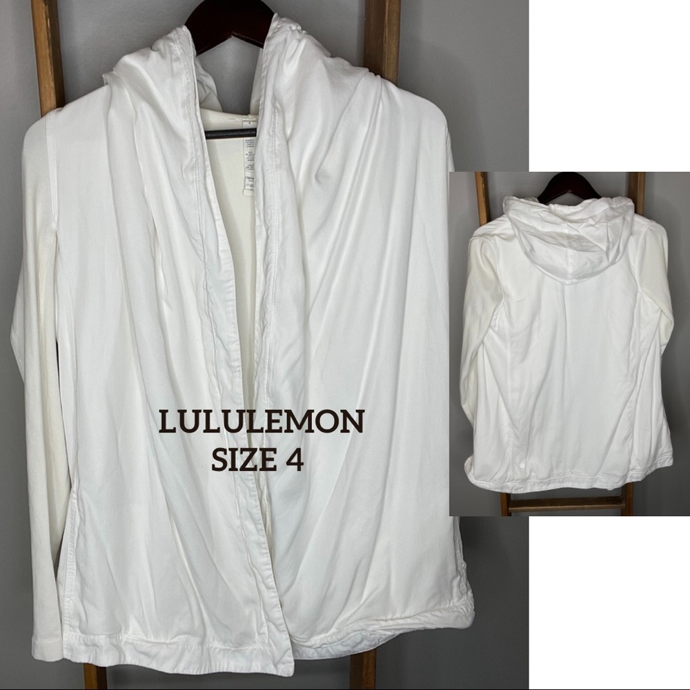 White lululemon sweater